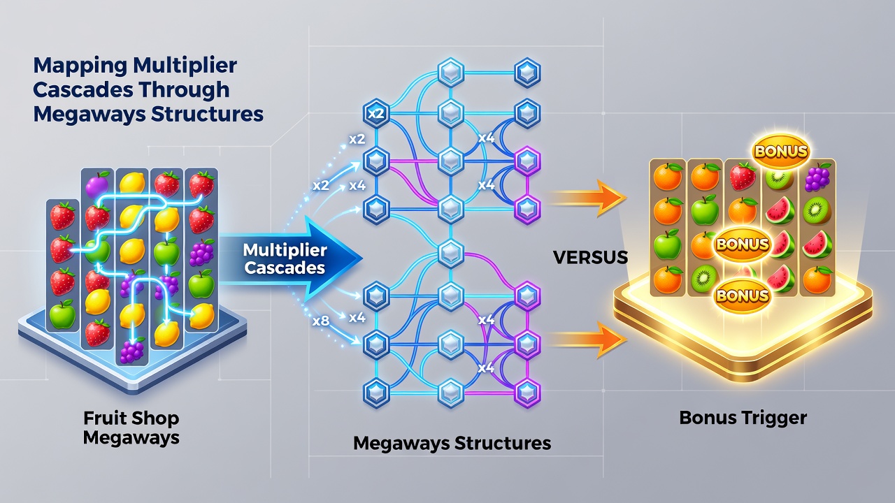 Comparison chart of bonus trigger frequencies and multiplier application in Big Bass Bonanza and Book of Dead